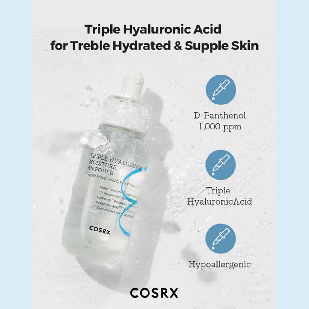 Cosrx Hydrium Triple Hyaluronic Moisture Ampoule 40ml