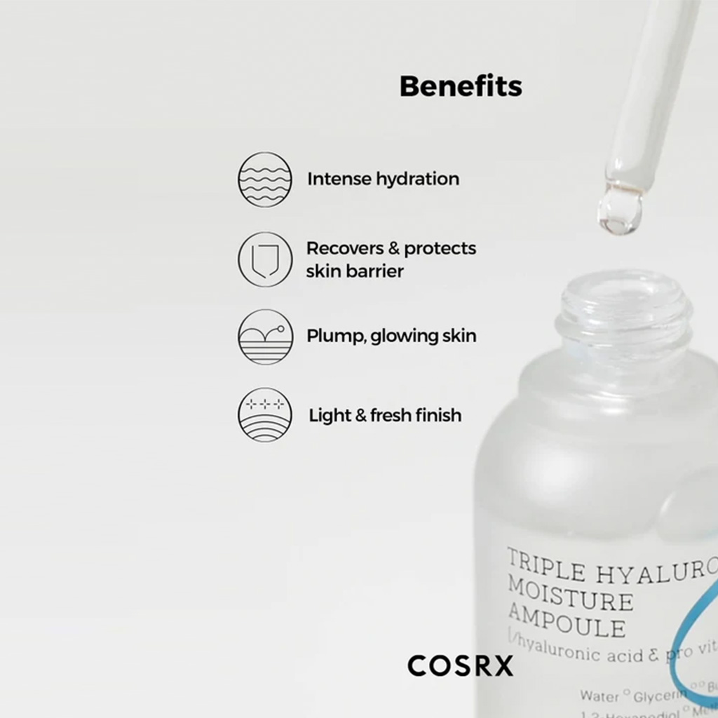 Cosrx Hydrium Triple Hyaluronic Moisture Ampoule 40ml