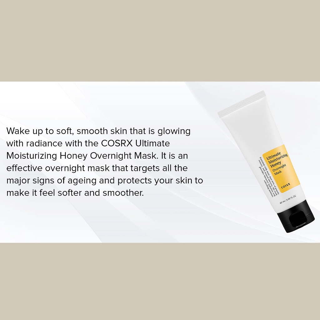 Cosrx Ultimate Moisturizing Honey Overnight 3 In 1 Mask 60ml