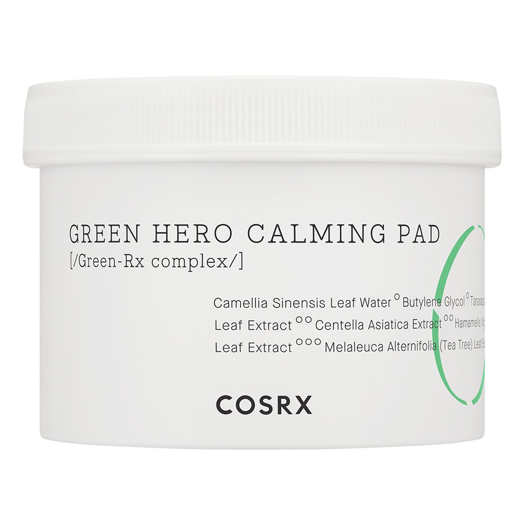 Cosrx One Step Green Hero Calming Pads, Pack of 70's