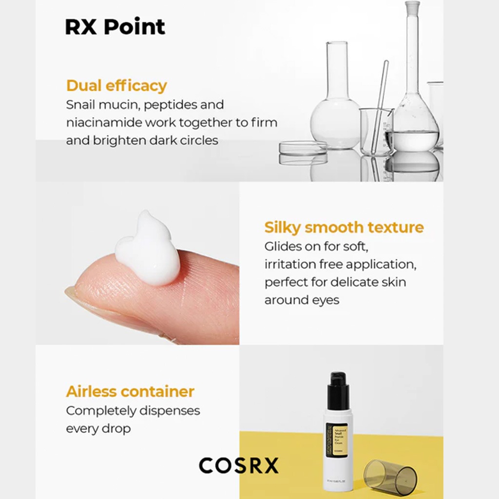 Cosrx Advanced Snail Peptide Eye Cream 25ml