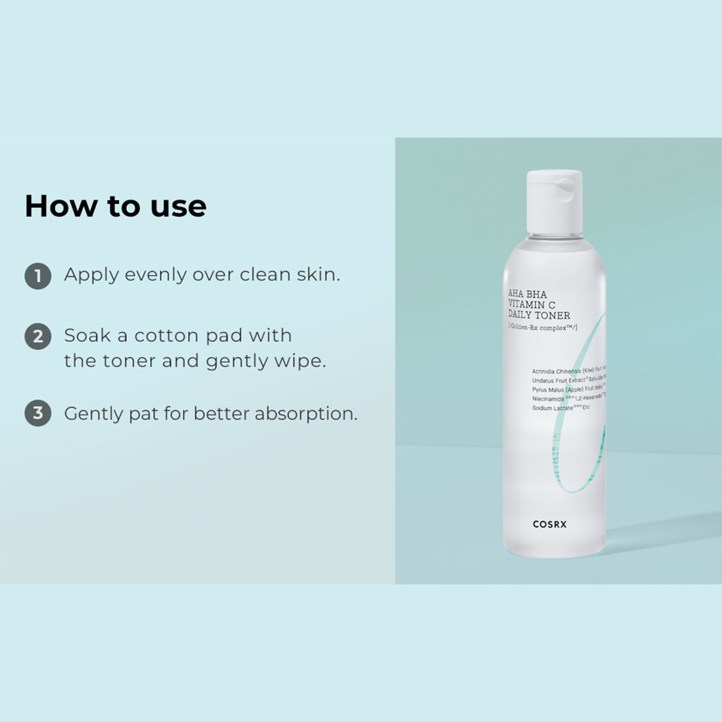 Cosrx Refresh ABC Daily Boosting Toner With AHA, BHA And Vitamin C 150ml