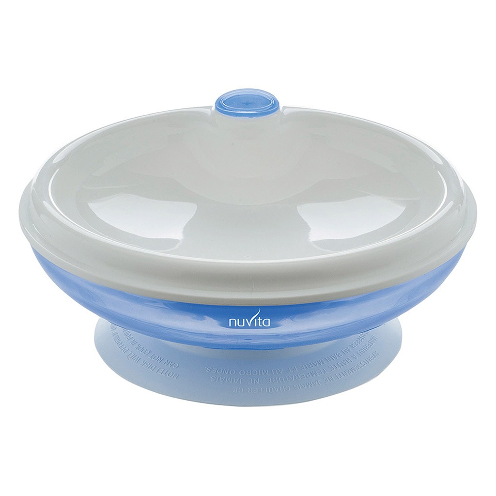 Nuvita Warm Plate With Hot Water Reservoir For 6+ Months Baby, Blue, Pack of 1's