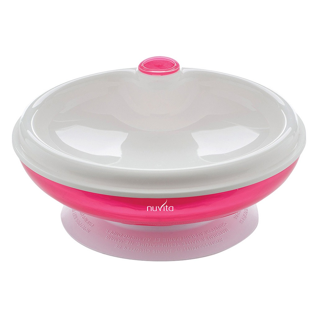 Nuvita Warm Plate With Hot Water Reservoir For 6+ Months Baby, Pink, Pack of 1's