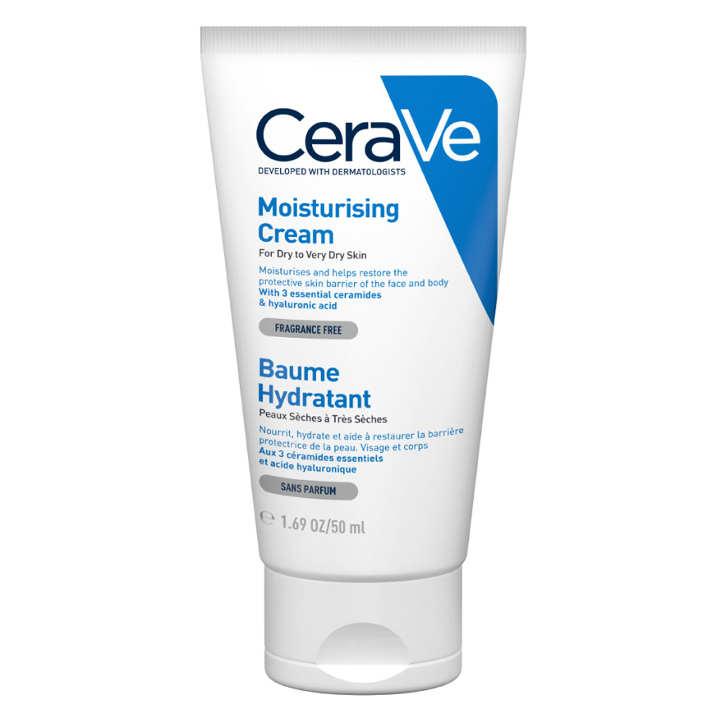 CeraVe Fragrance Free Moisturising Cream For Dry Skin 50ml