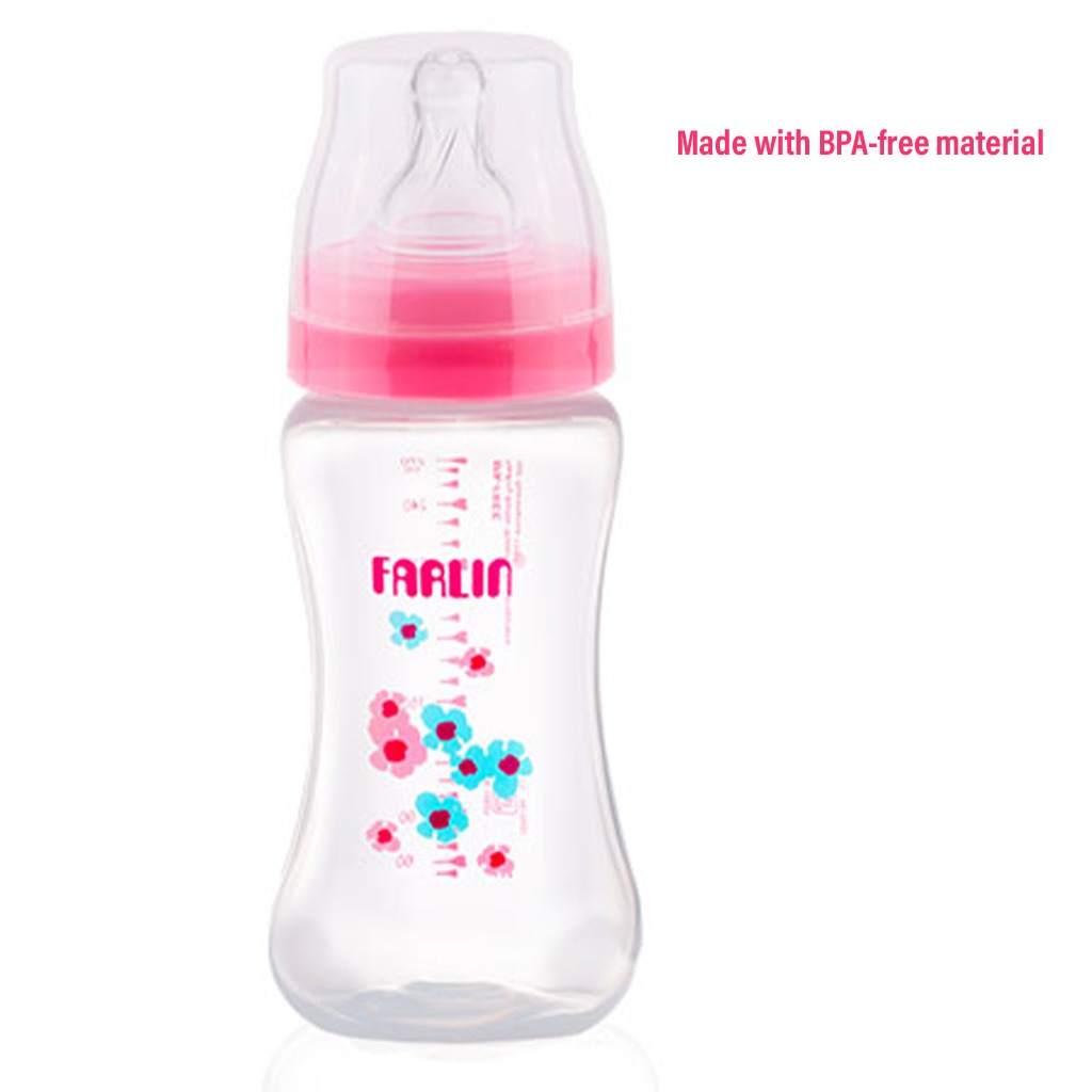 Farlin Seasons Series Wide Neck 270ml PP Feeding Bottle For 3 Months+ Baby, Pack of 1's
