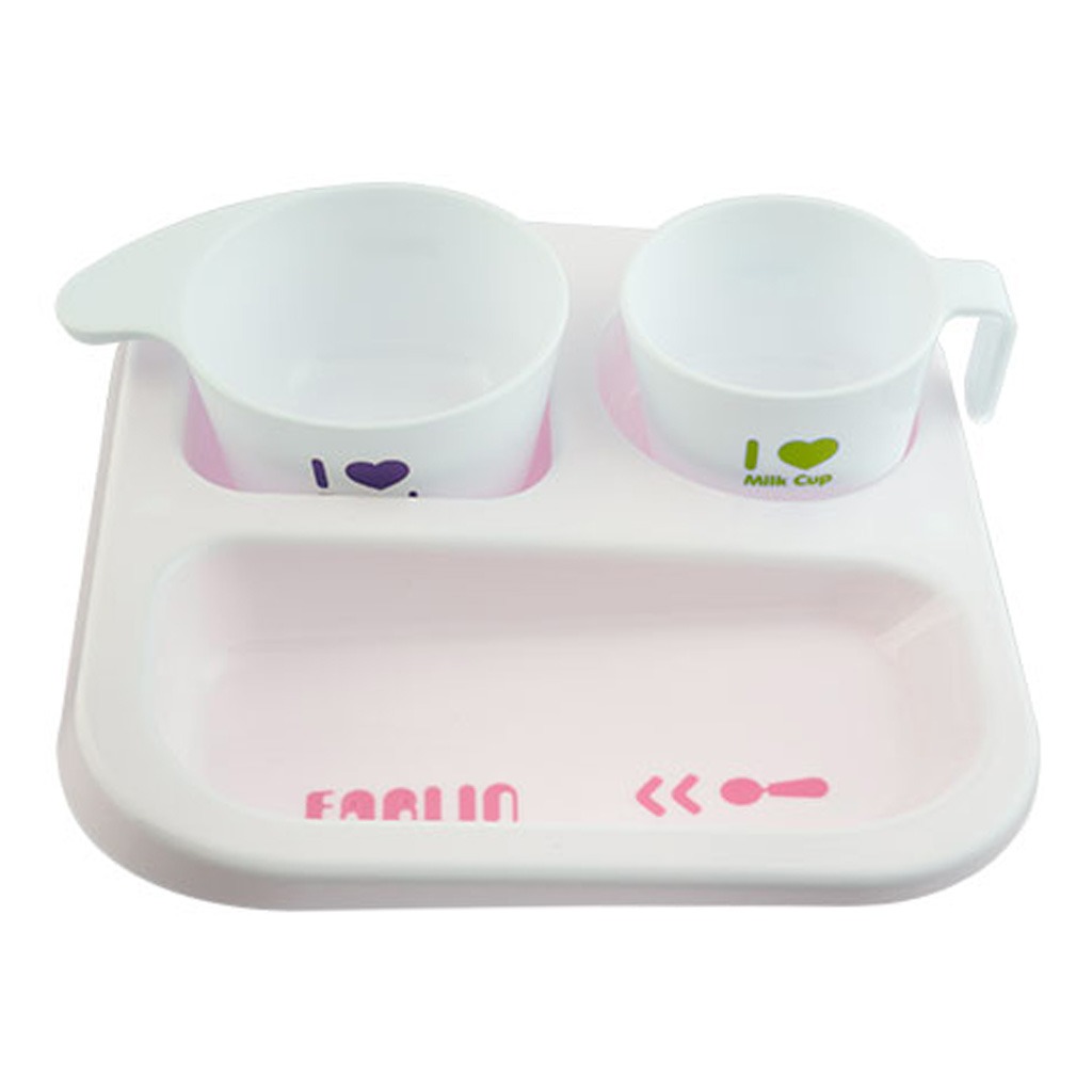 Farlin J'Aime Pe-Pa Plate For 12 Months+ Baby, Pack of 3 Pieces