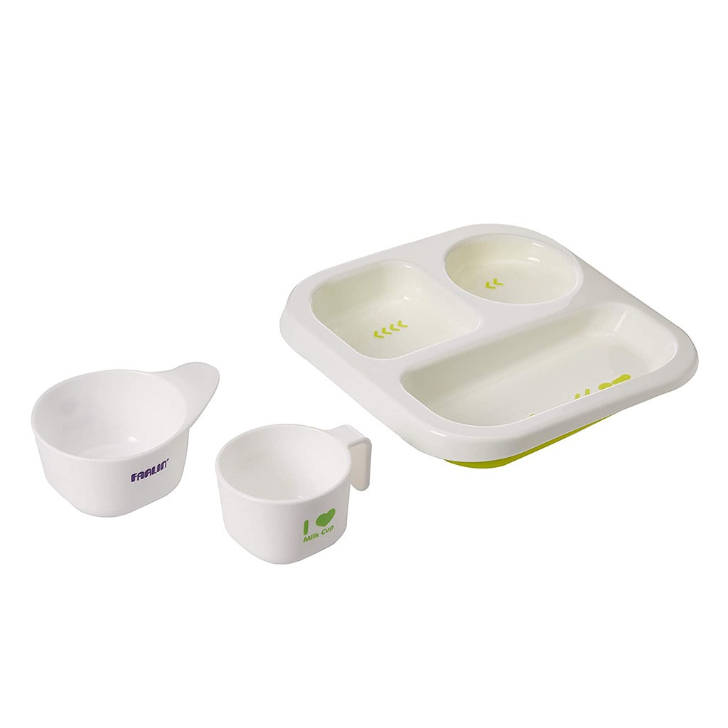 Farlin J'Aime Pe-Pa Plate For 12 Months+ Baby, Pack of 3 Pieces