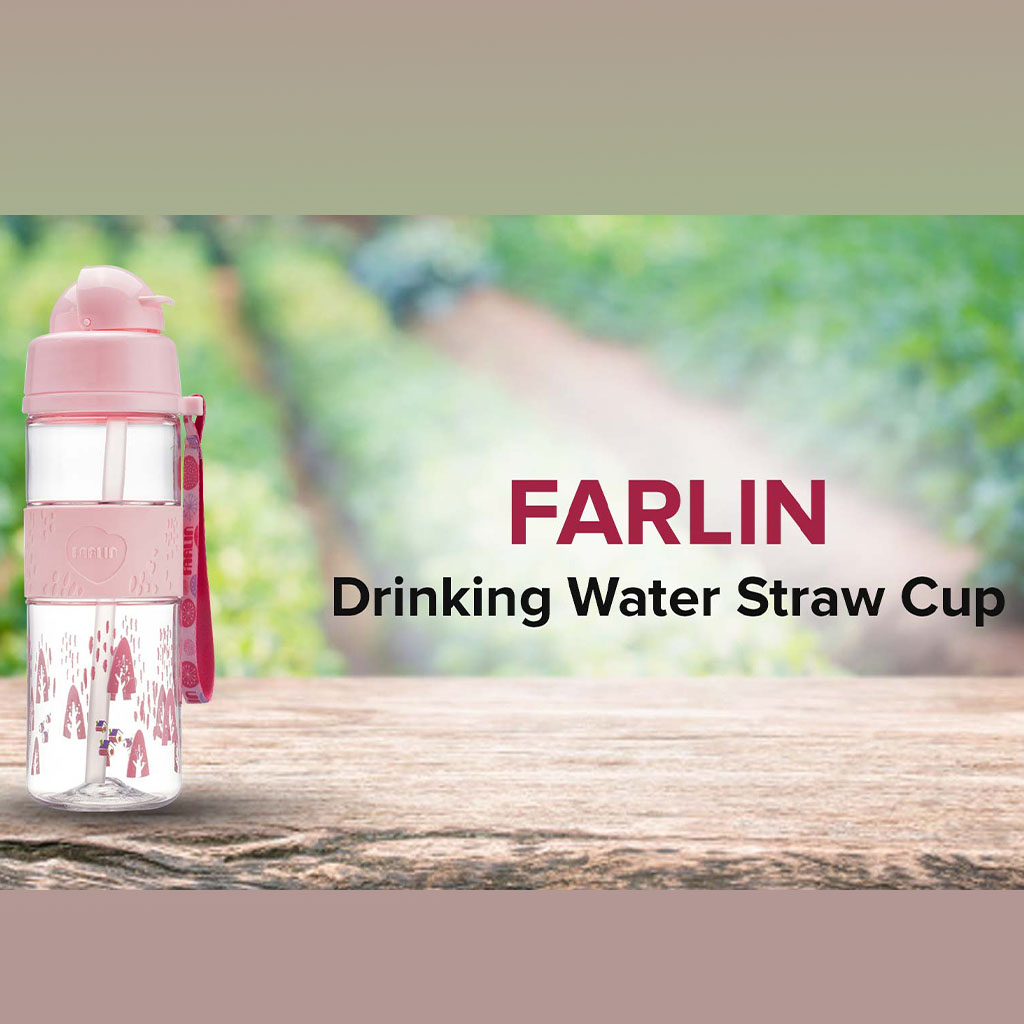 Farlin Drinking Straw Cup 300ml For Toddlers, Pack of 1's