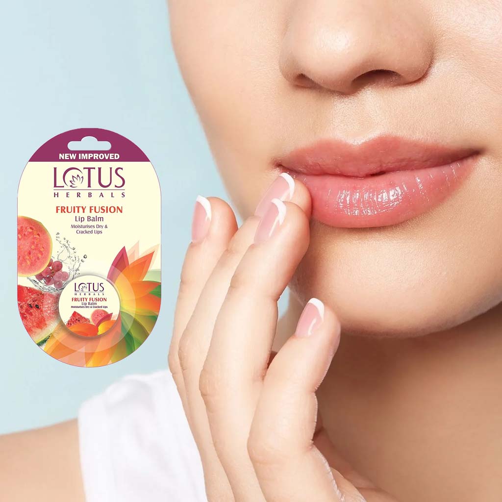 Lotus Herbals Fruity Fusion Lip Balm For Dry And Cracked Lips, 5g