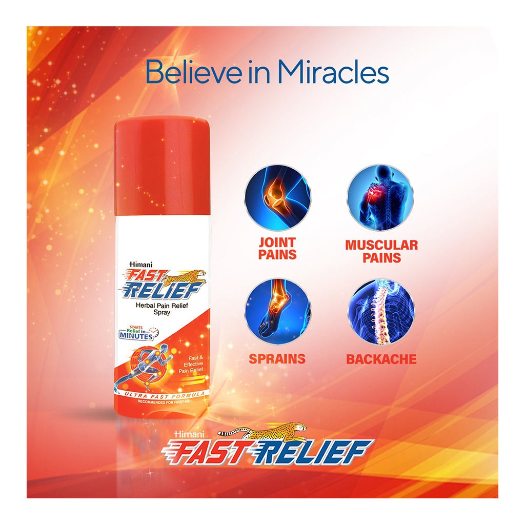 Himani Fast Relief Spray For Fast Pain & Sprain Relief 150ml