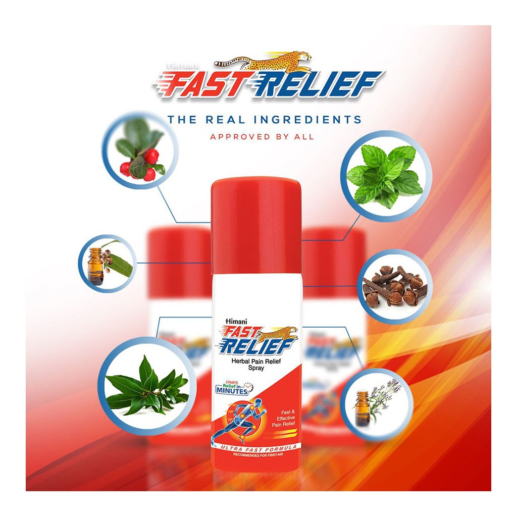 Himani Fast Relief Spray For Fast Pain & Sprain Relief 150ml