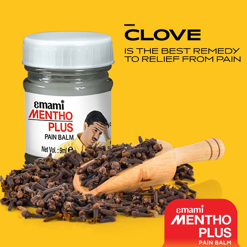 Emami Mentho Plus Balm for Head Ache Relief 9ml