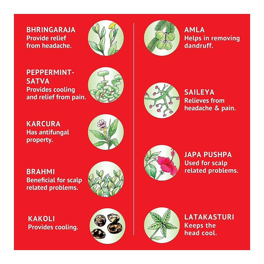 Himani Navratna Stress Relieving Head & Body Massage Oil 300ml