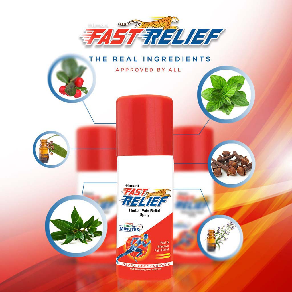 Himani Fast Relief Spray, Promo Pack of 2 x 150ml