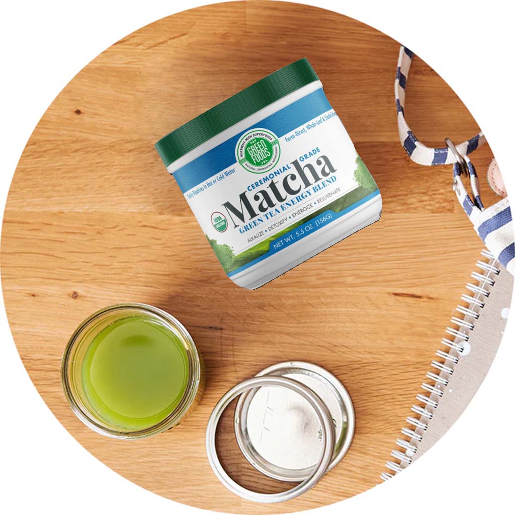 Green Foods Ceremonial Grade Matcha Green Tea Energy Blend Powder 156g