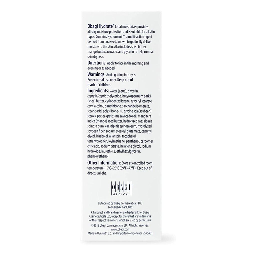 Obagi Hydrate 8-Hour Facial Moisturizer 48g
