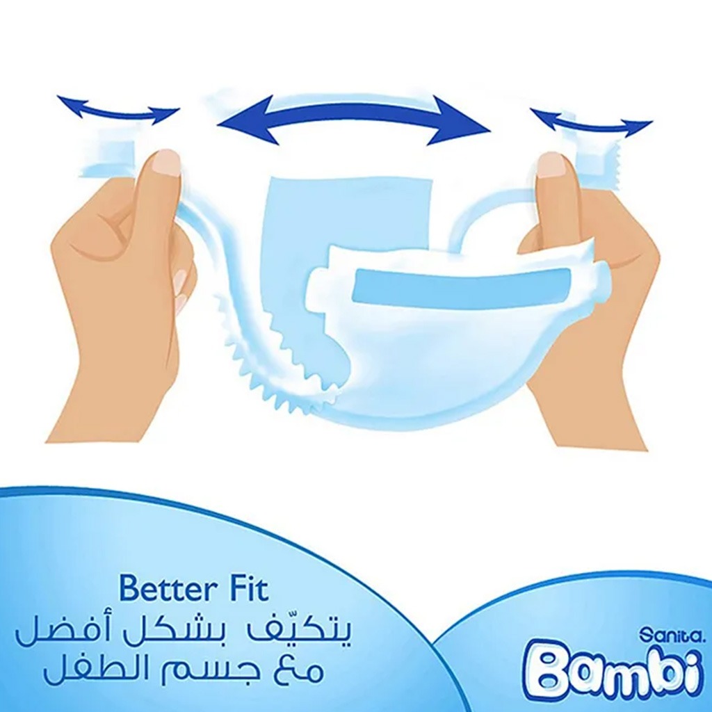 Sanita Bambi Tom And Jerry Baby Diapers, Size 5, X-Large, For 12-22 Kg Baby, Mega Pack of 148's