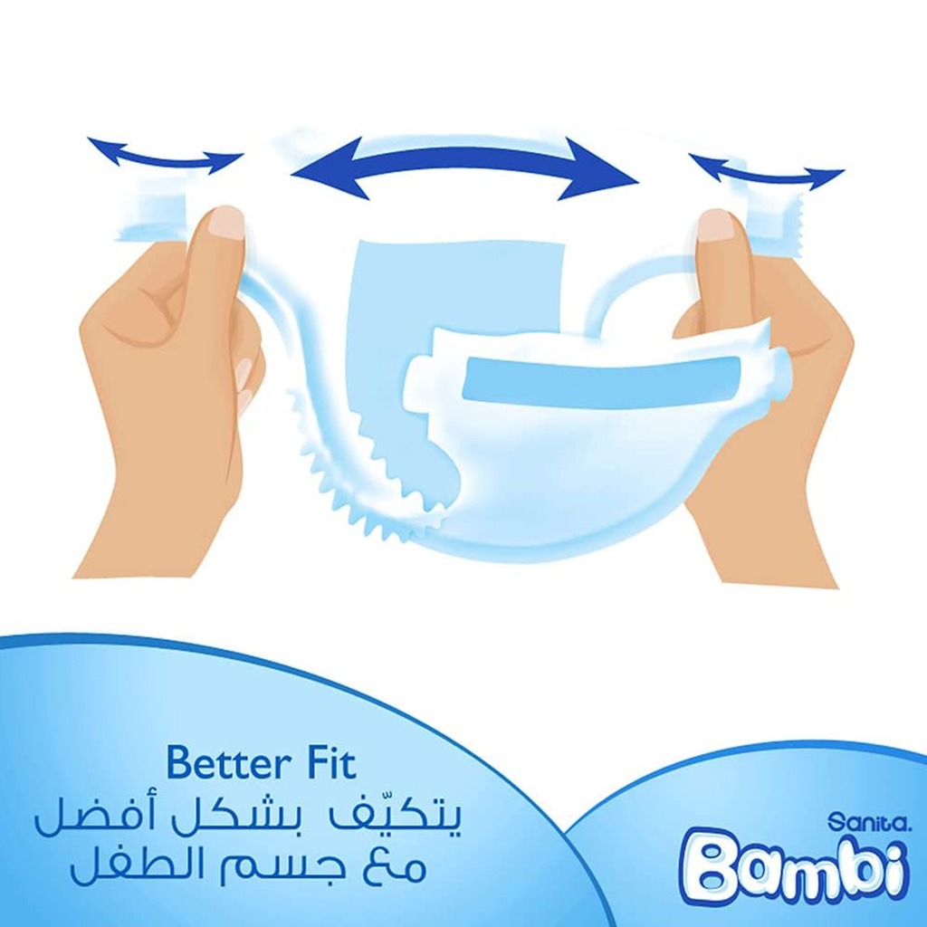 Sanita Bambi Tom And Jerry Baby Diapers, Size 6, XX-Large For 16+Kg Baby, Mega Pack of 104's