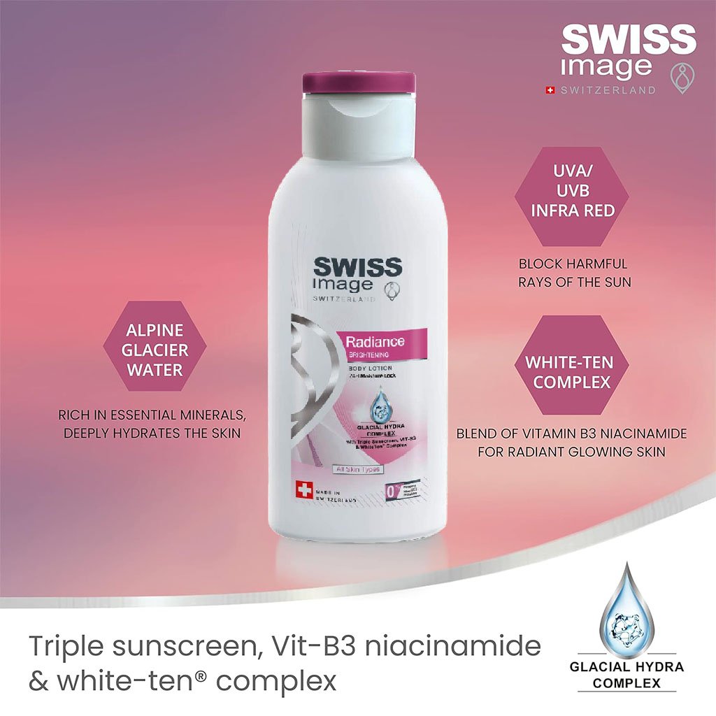 Swiss Image Radiance Brightening Body Lotion For All Skin Types 250ml