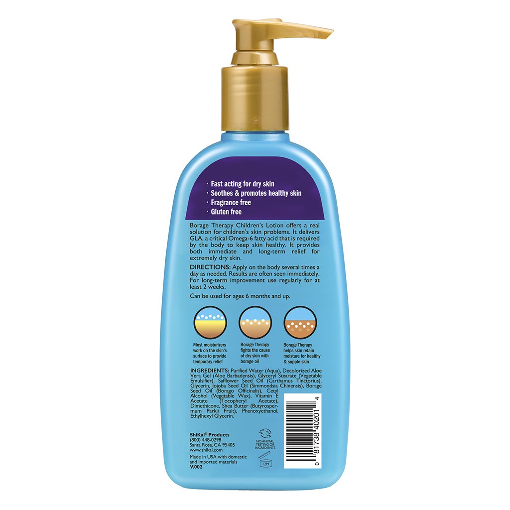 ShiKai Borage Therapy The Dry Skin Solution Children's Body Lotion 238ml