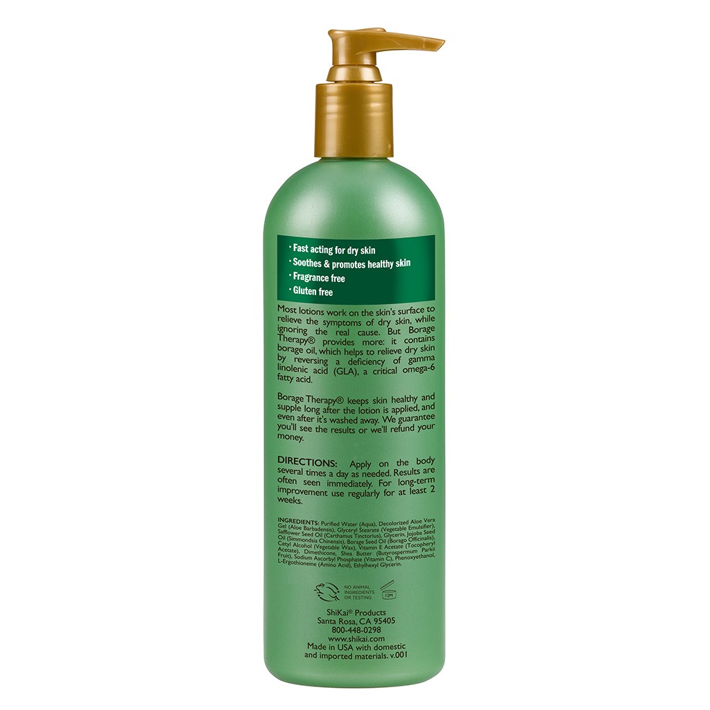 ShiKai Borage Therapy The Dry Skin Solution Original Unscented Dry Skin Lotion 480ml