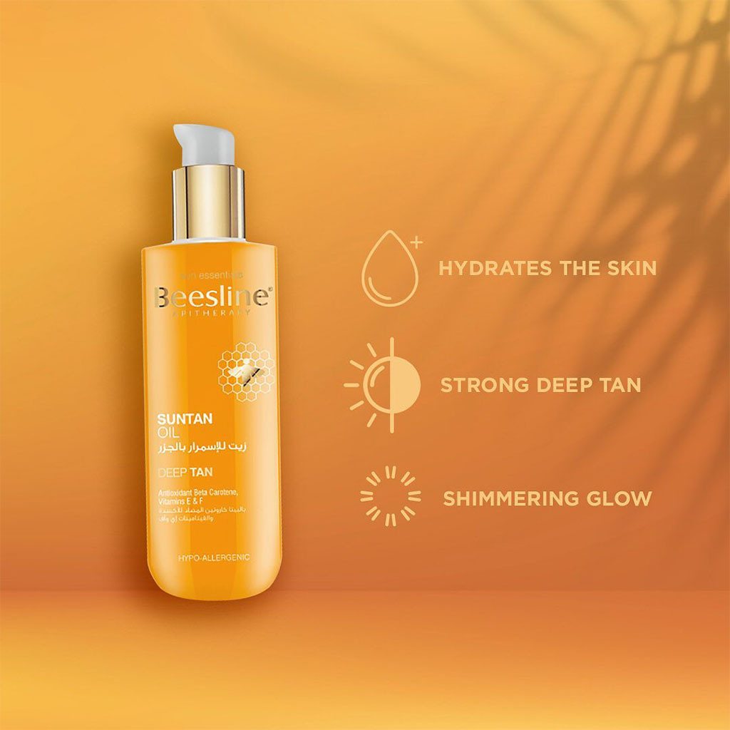 Beesline Apitherapy Deep Suntan Oil 200ml
