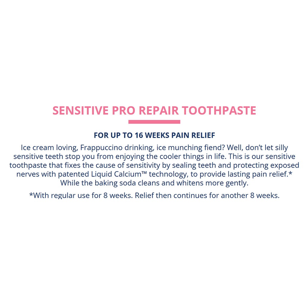 Arm & Hammer Sensitive Pro Repair Sensitive Teeth Toothpaste With Liquid Calcium 75ml