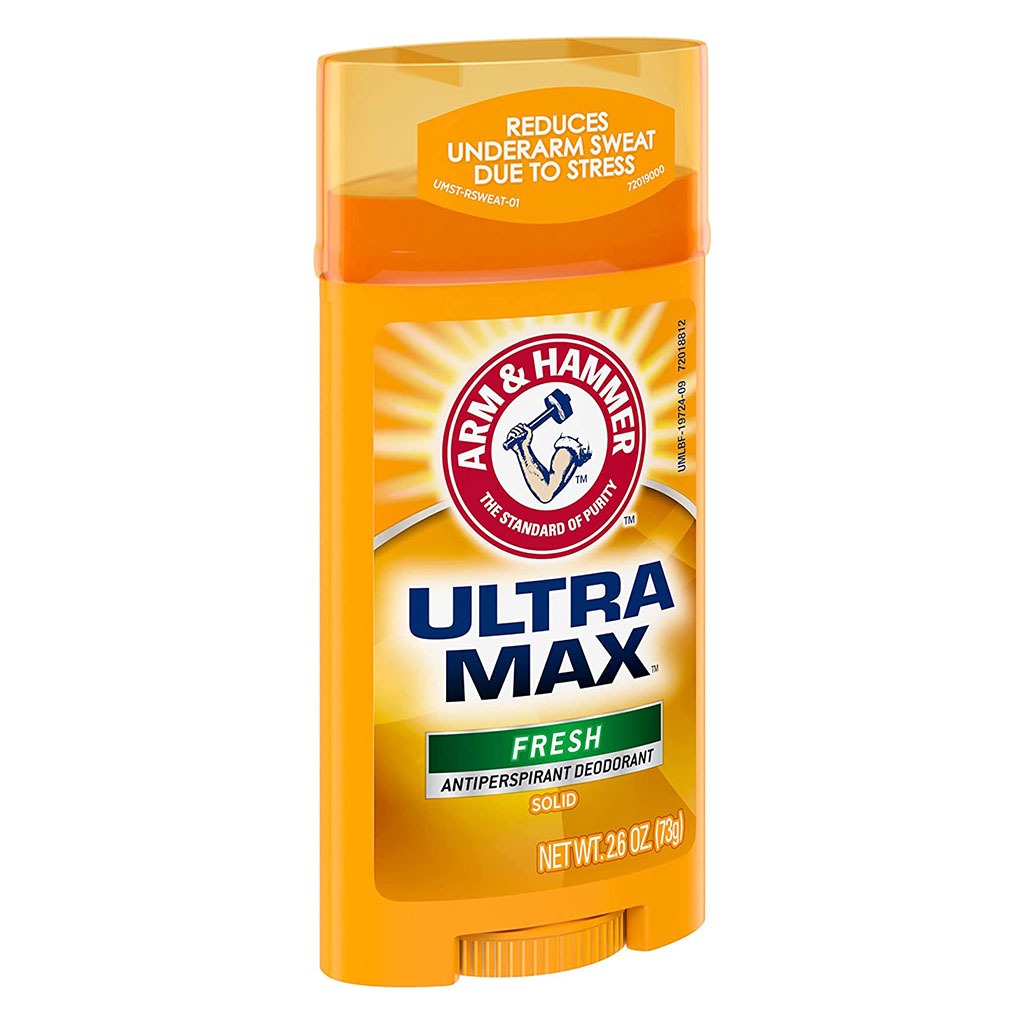 Arm & Hammer UltraMax Solid 48H Antiperspirant Deodorant Stick Powder, Fresh 73g
