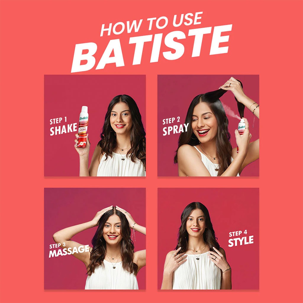 Batiste Instant Hair Refresh Dry Shampoo Volume 200ml