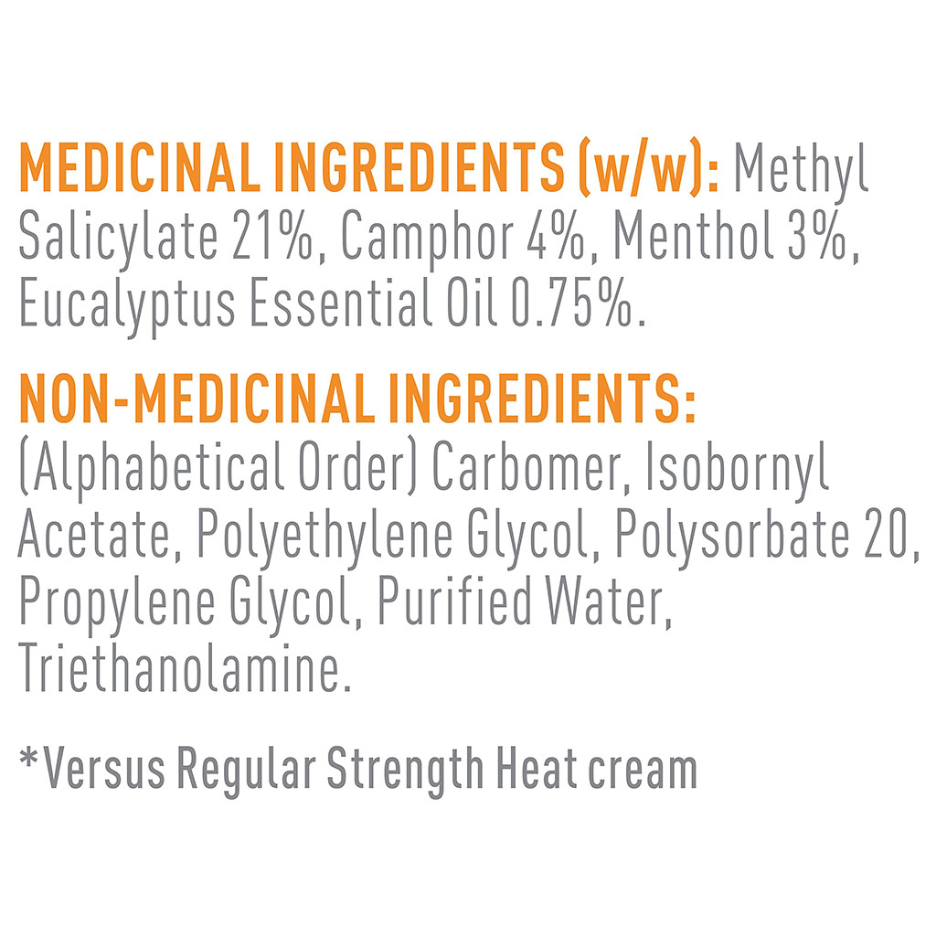 Rub.A535 Extra Strength Heat Cream For Muscle and Joint Pain Relief 100g