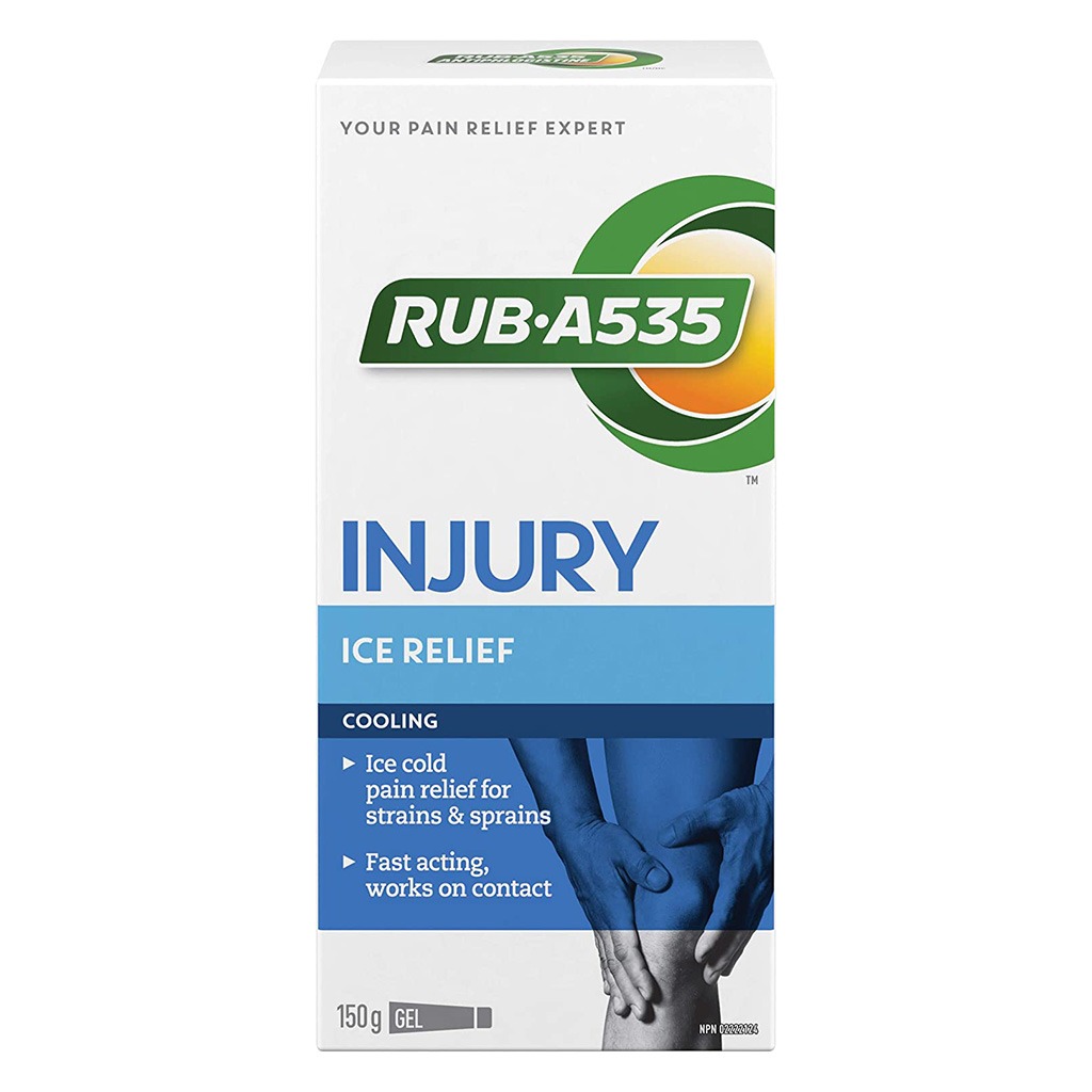 Rub.A535 Injury Pain Relief Ice Cooling Gel For Strains & Sprains 150g