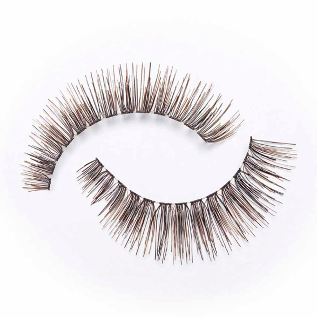 Eylure Pre-Glued False Eye Lashes 15Hr Wear- Volume No. 100, Pack of 1 Pair