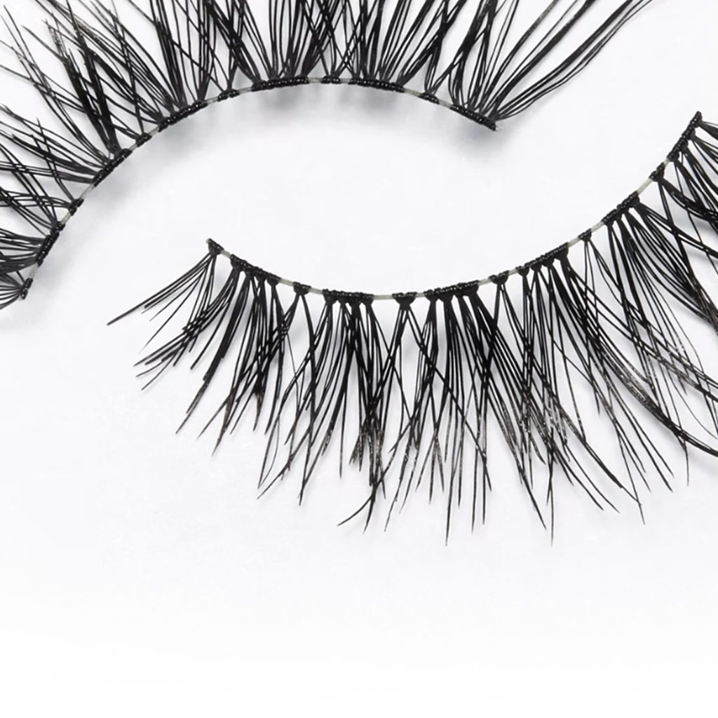 Eylure 3/4 Length Fluttery Light Reusable False Eye Lashes No. 008, Pack of 1 Pair