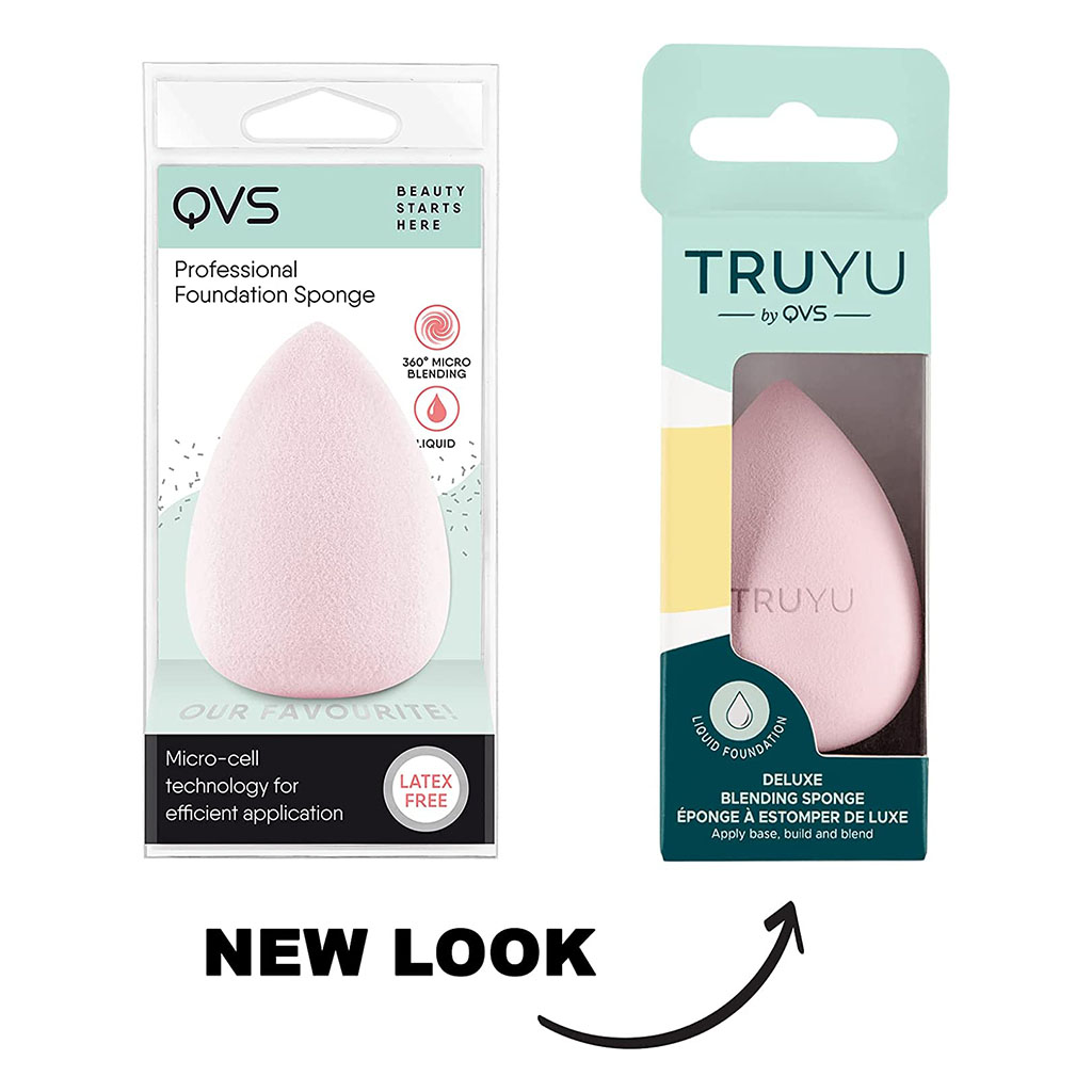 QVS Truyu Deluxe Foundation Blending Egg Sponge, Pack of 1's