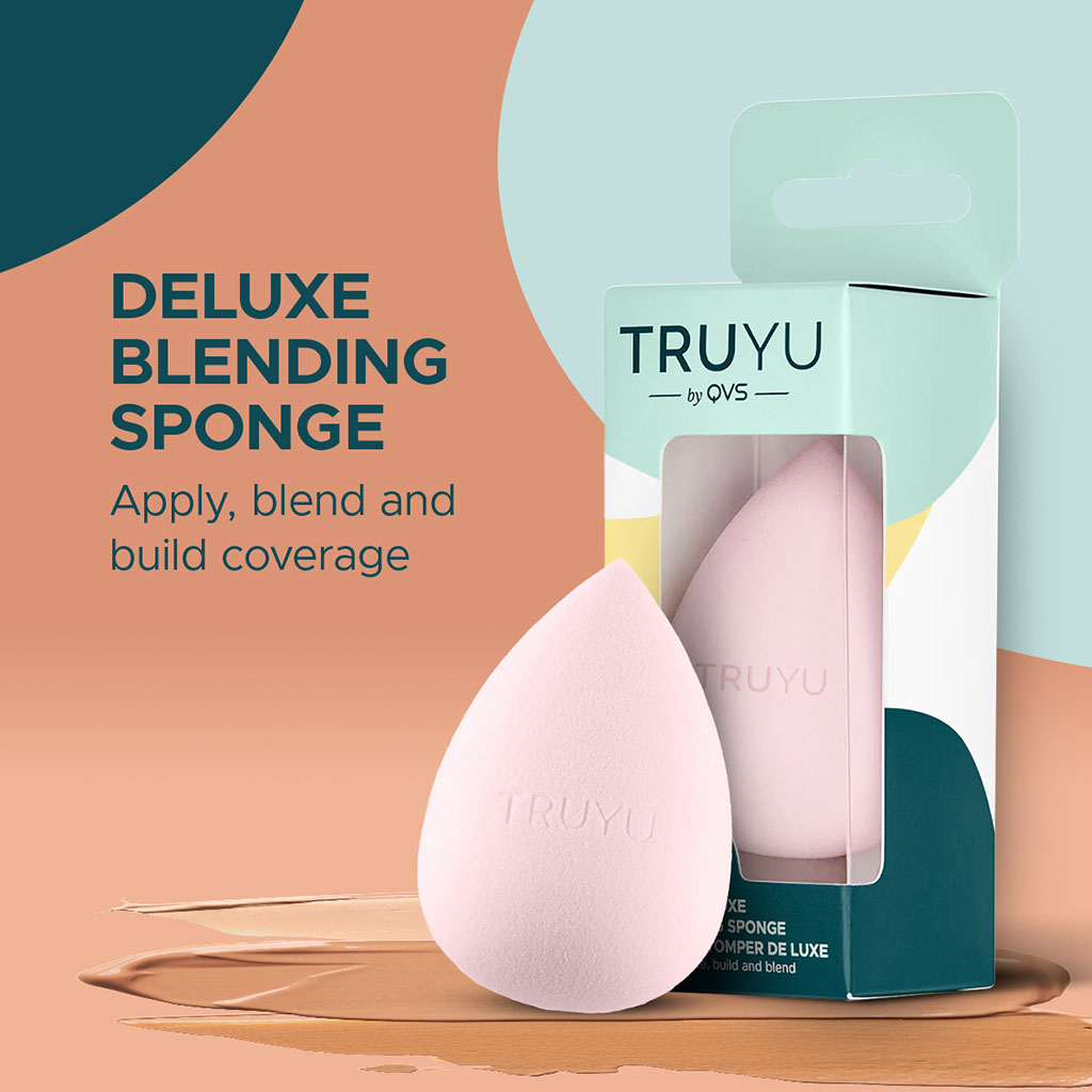QVS Truyu Deluxe Foundation Blending Egg Sponge, Pack of 1's