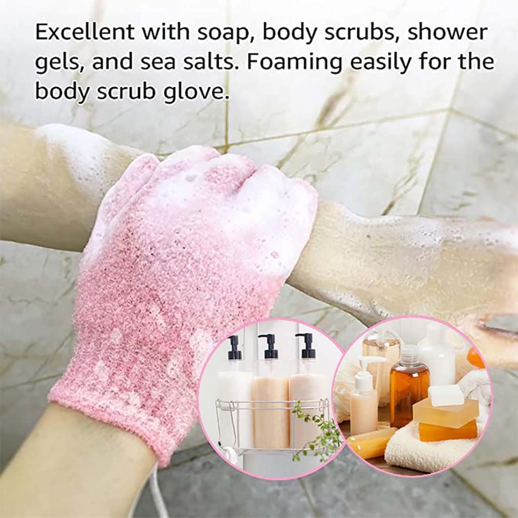 Xcluzive Exfoliating Gloves, Assorted - Pack of 1 Pair 