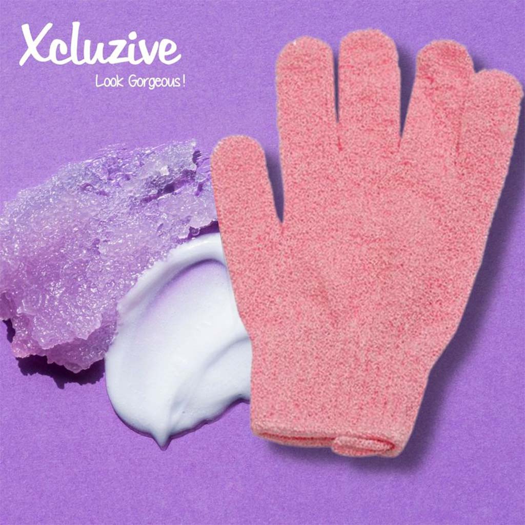 Xcluzive Exfoliating Gloves, Assorted - Pack of 1 Pair 