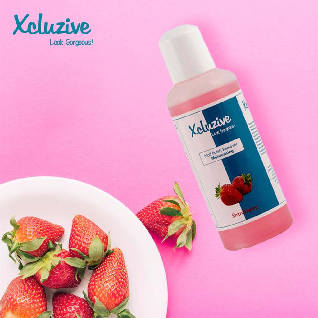 Xcluzive Moisturizing Nail Polish Remover with Strawberry Fragrance 120ml