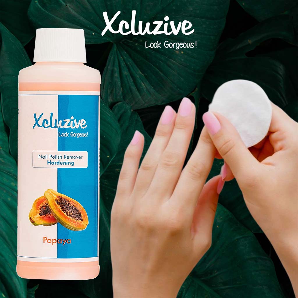 Xcluzive - Hardening Nail Polish Remover With Papaya Fragrance 120ml