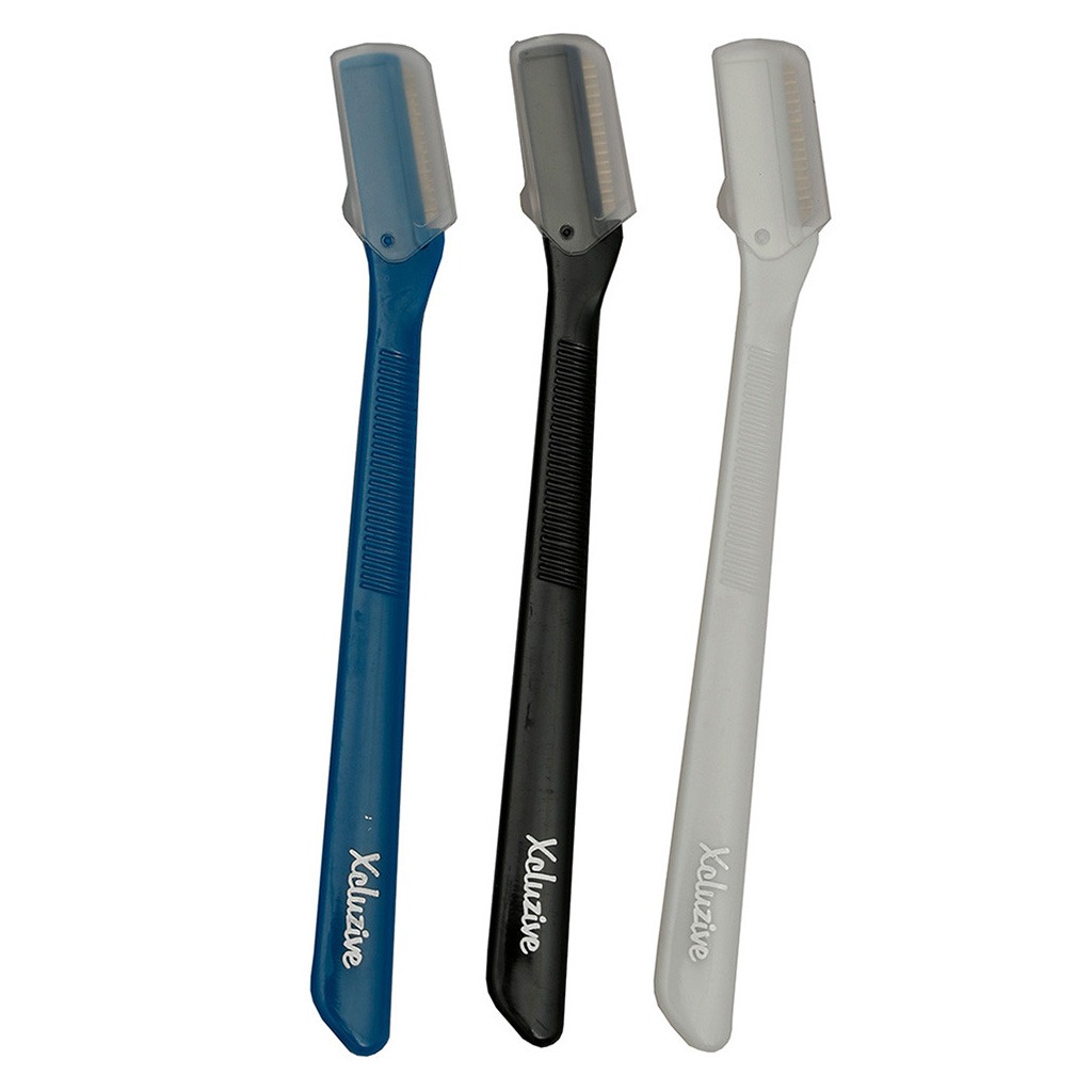 Xcluzive Eyebrow Razors, Pack of 3 Pieces