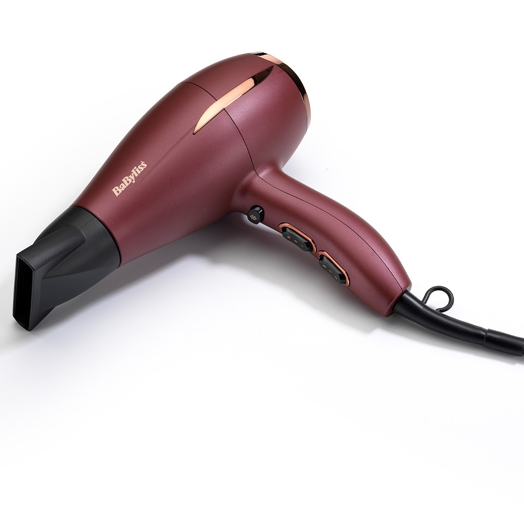 Babyliss High-Shine Drying 2200W Smooth Ultra fast Shine Boosting Hair Dryer - Berry Crush