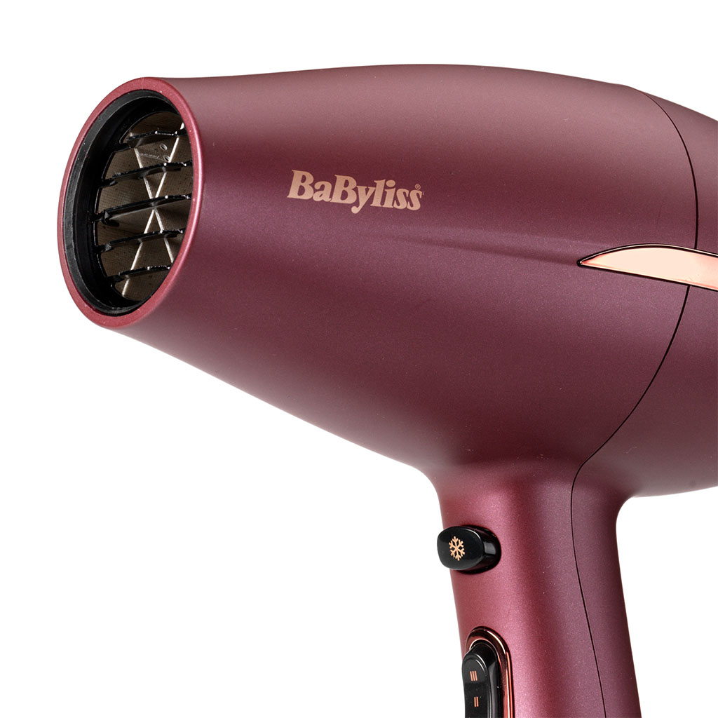 Babyliss High-Shine Drying 2200W Smooth Ultra fast Shine Boosting Hair Dryer - Berry Crush