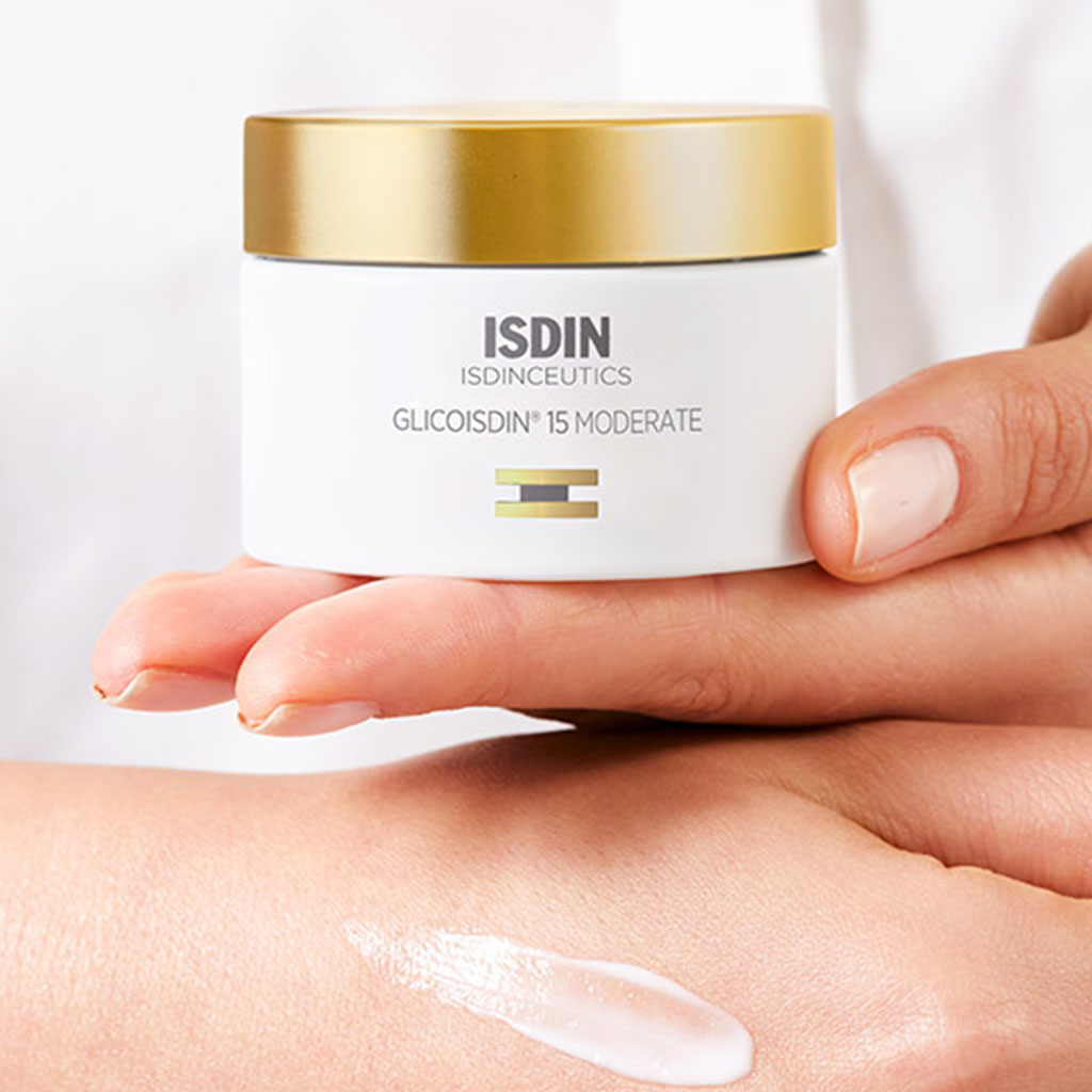 Isdin Isdinceutics Renew Glicoisdin 15 Moderate Facial Night Cream with Peeling Glycolic acid 50ml