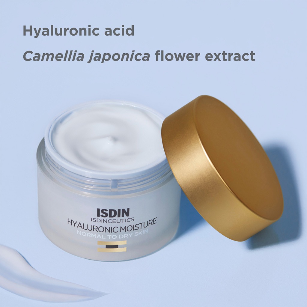 Isdin Isdinceutics Renew Hyaluronic Moisture Face Cream For Normal To Dry Skin 50g