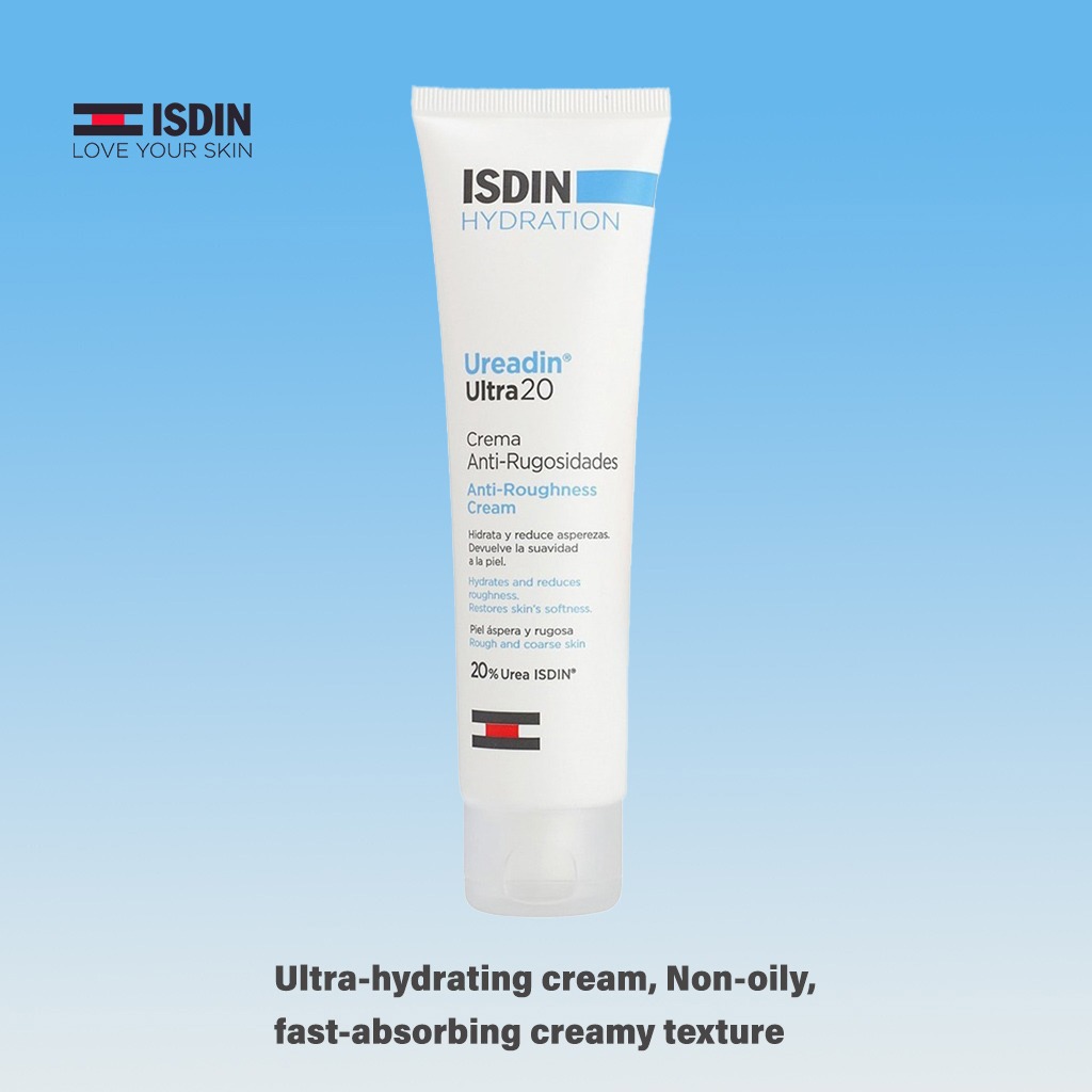 Isdin Ureadin Ultra 20 Anti-Roughness Cream 100ml + Isdin Ureadin Ultra 10 Repairing Lotion Plus 400 ml For Rough And Dry Skin PROMO PACK