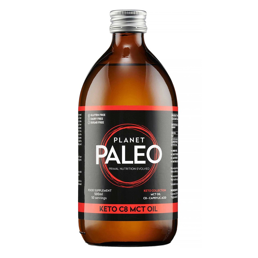 Planet Paleo Keto C8 MCT Oil 500ml, 50 Servings