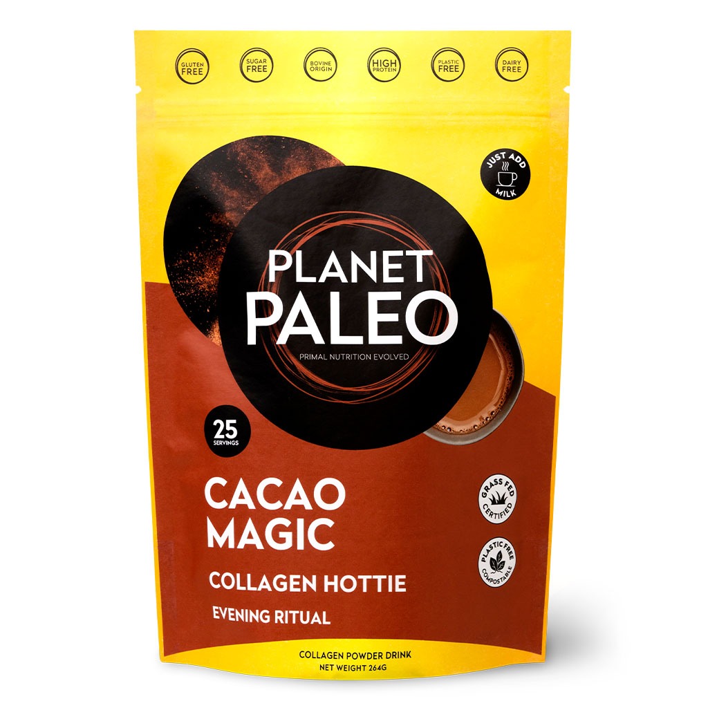Planet Paleo Organic Pure Type 1 and 3 Collagen Cacao Magic 264g