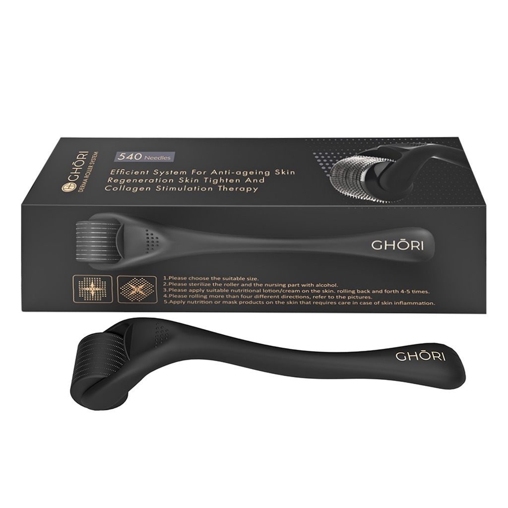 Ghori Derma Roller System 0.5mm For Hair Growth, Pack of 1's