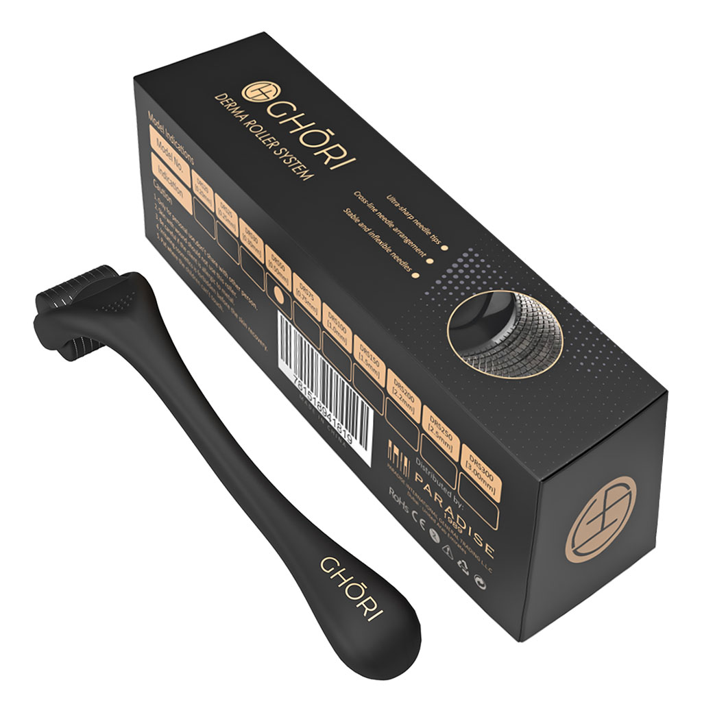 Ghori Derma Roller System 0.5mm For Hair Growth, Pack of 1's